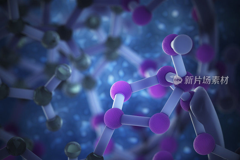 DNA 3D Biomedical Illustration